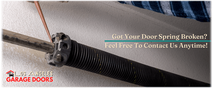 Broken Garage Door Spring Repair Los Angeles (323) 593-7953